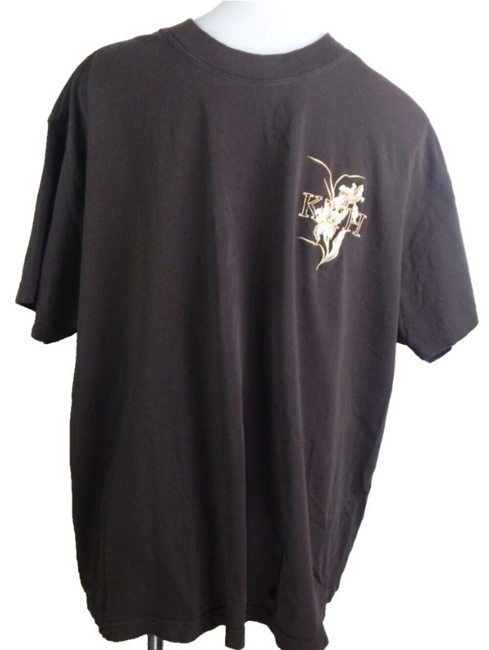 Kith Embroidered Iris Logo Boxy Crewneck Tee